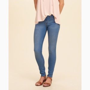 Hollister Jean Legging Medium Wash Low Rise Skinny